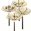 Pendant Lamps Ink Painting Cloth Art Festival Anomalous Restaurant Decoration Garden Attractions Flying Saucer Sheepskin Lantern Lighting