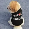 Mode husdjur valp sommar skjorta liten hund katt husdjur kläder mamma pappa väst t shirt 5 färger ivioe