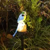 Kreatywny Parrot Solar Light Outdoor Waterproof Garden Lawn Plug Landscape Dekoracja Dekoracja gruntu