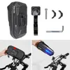 Borse laterali Borse WILD MAN Borsa bici antipioggia Guscio rigido Custodia porta telefono bicicletta Touch Screen Borsa ciclismo 6,7 pollici Custodia telefono Accessori Mtb 230616