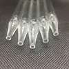 Pyrex dicke Glaspfeifen Trockenkräutertabak Preroll Rolling Roller Zigarettenspitze Tragbare Nadeltypspitzen Bong Bubbler Rauchfilter Bohrinseln Strohnägel Tube DHL