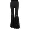 Женские штаны Capris Goth Mall Flare Stars