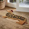 Carpets Christmas Floor Mat Doormat Cute Dog Xmas Tree Letter Print Door Carpet Rug Merry Decor #t2g