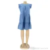 Women's Cotton Dress Auricular Edge Sleeveless Summer Skirt Shirt Skirts Large Women Clothes