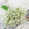 Fleurs décoratives 1 Bouquet Fantaisie Plastique Simulation Délicat Longue Durée Gypsophile Bouquet Faux Ornements