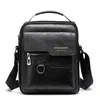 Herren Umhängetaschen Vintage Leder Vertikale tragbare Business Casual Ledertasche