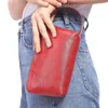 Wallets Cow Leather Women's Handbag Hold Mobile Phone Small Bag Makeup J19