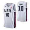 Tryckt VM us basket 4 Quinn Cook Jersey National Team 7 Cody Demps Bell Langston Galloway Michael Frazier II William Davis