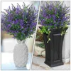 Decorative Flowers Artificial Green Plants Lavender DIY Fake Decor Wedding Layout Elegant Artifical Outdoors