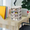 Other Home Garden 4 Tier Makeup Organizer Creative Desktop Cosmetics Storage Drawer Long Last Container Box For Household Decoration 230615