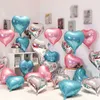 Yeni 5 PCS/Lot 18 inç Yıldız Kalp Folyo Balonlar Düğün Doğum Günü Partisi Zemin Dekoru Hava Şişme Globos Çocuk Hediye Oyuncak Tedarik