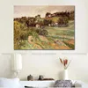 Canvas kunst Paul Cezanne schilderij landschap in de Provence 1875 handgemaakte kunstwerken levendige decor voor wijnkelder