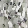 1ml 2ml 3ml 5ml Frascos de conta-gotas de vidro fosco transparente frascos com pipeta para frascos de óleo essencial de perfume cosmético Inahi