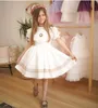 Girl's Dresses 0-12y Baby Girl Spring Summer White Vintage Spanish Princess Ball Gown Dress for Eid Causal 230615