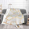 Одеяла золотой блеск рисунок для домашнего дивана для кровати для кемпинга.