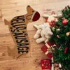 Carpets Christmas Floor Mat Doormat Cute Dog Xmas Tree Letter Print Door Carpet Rug Merry Decor #t2g