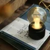 Tafellampen USB Oplaadbare Led Lamp Klassieke Blazende Bureaulamp Vintage Nachtlampje Voor Slaapkamer Sfeer Home Decor
