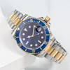 Дизайнер ST9 Mens Watch Submarine 40 мм 2813 Автоматическая машина 904L из нержавеющей стали сапфировая светящаяся водонепроницаемость Montre de Luxe Dhgate Watch Luxury Rolej Дайвер