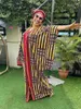 Ubrania etniczne Afrykańskie sukienki dla kobiet muzułmańskie maxi femme szat Nigerian Tradycyjne ubrania Summer Abayas Dubai Boubou 230616