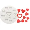 Bakvormen Lip Hart LIEFDE Vormen Siliconen Mal Sugarcraft Cookie Cupcake Chocolade Fondant Cake Decorating Gereedschap 230616