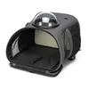 Cat Carriers Big Space Carrier Backpack Car Bike Bubble Ademende tas Pet Travel Duurzame kleine hondenbenodigdheden