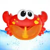 Zabawki do kąpieli nadmuchiwana żaba bąbelkowa i kraby dziecięce zabawki do kąpieli Bubble Producent pływania w kąpieli Mydło Mydła dziecięce zabawki i muzyczne zabawki wodne 230615