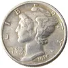 US 1920 P/D/S Mercury Dime Monete copiate in argento placcato