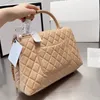 Tasche Designer-Taschen Tote-Handtasche Mode Kaviar-Druck Schulter-Crossbody-Handtaschen echtes Leder Totes große Kapazität Einkaufstasche Klappe Geldbörse Frauen Brieftasche Geschenk