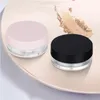 Estojo de pó plástico 10g vazio para pó facial frasco de maquiagem kit de viagem blush recipientes de maquiagem cosmética com filtro de pó e tampas Labuu