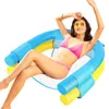 Air Inflation Toy Summer Swim Inflatable Floating Water Mattresses Hammock Lounge Chairs Pool Water Sports Toys Floating Mat Pool Toys For Adults 230616