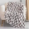 Blanket 70x100cm Small Blanket for Sofa Yoga Office Fleece Throw Blanket Adult Kid Pet Thin Warm Soft Warm Bedspread R230616