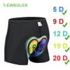 Cycling Underwears BOLER GEL Cycling Shorts 5D 20D Men's Underpants Mountain Bike Shorts Bicycle padded Underwear For Bicycle Downhill vtt short 230616