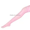 Chaussettes Sexy Bas Résille Dentelle Maille Sous-Vêtements Lingerie Femmes Vêtements Noir Rouge Violet Drop Delivery Vêtements Dhqqe