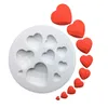 Baking Moulds Lip Heart LOVE Shapes Silicone Mold Sugarcraft Cookie Cupcake Chocolate Fondant Cake Decorating Tools 230616