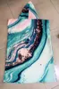 Serviette De Mode Mer Vagues Motif Séchage Rapide Robe À Langer Plage Surf Poncho Bain À Capuche Avec Cape Peignoir Pour Adulte