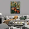 Bouquet di fiori Dipinto a mano Paul Cezanne Canvas Art Impressionista Paesaggio Pittura per la decorazione domestica moderna