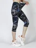 Kvinnors leggings visnxgi mjuk stretchig sommar digital tryckning beskurna byxor casual sport yoga kvinnor capri droppe