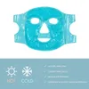 Ansiktsvårdsenheter Ice Gel Eye Face Mask Cold Therapy Sleep Mask för migrän Huvudvärk Sinus smärta Puffy Eyes Dark Circles Skin Care Tool 230615