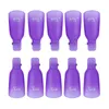 Nail Art 10 stks Plastic Acryl Nail Art Soak Off Clip Cap UV Gel Polish Remover Wrap Tool Vloeistof Voor Verwijderen van