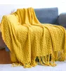Одеяла Nordic вязаное одеяло для дивана для кровати.