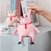 Decorative Objects Figurines Cute Pink Pig Antistress Toy Piggy Squeeze T 1000 Stress Relief Animals Gift For Kids Adults 230615