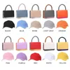 Evening Bags PU Leather Girls Purses Crossbody And Hat Set For Women Trend Hand Bag Women's Trending Shoulder Handbags