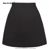 Skirts Y2K Ladies Mini Womens faldas Mujer Moda Black Floral Print Plaid Summer Cotton Short Sexy A Line SS0008 230616