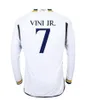 23/24 Real Madrids Long Sleeve Bellingham Soccer Jersey 2023 Modric Alaba Vini Jr Shirt Rodrygo Valverde Tchouameni arda Guler Kroos Football Mundlid