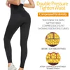 Nogi shaper sexywg kobiety Shapewear Leggings High talia Kontrola brzucha Body Leggingi 230615