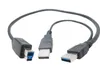 USB 3.0 Тип А -мужского по мужчинам до BM с USB 2.0 Кабель данных о мощности