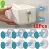 NOWOŚĆ 12PCS Mocne haczyki magnetyczne uchwyt magnetyczny magnes do lodówki naklejka pilot Control Multi-Purpose Organizer Hook