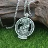 Подвесные ожерелья Lanseis 1pcs Fenrir Wolf Tyr Odin viking valhalla norse pagan gogs Ювелирные украшения