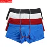 Underpants Soutong 2023 Shorts Men 4Pcs/lot Underwear Boxers Ice Silk Boxer Smooth Cueca Cool Sexy St29