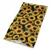 Bandanas Sunflower Bandana Yellow Floral Print Streetwear Windproof Neckerchief Unisex Outdoor Pirate